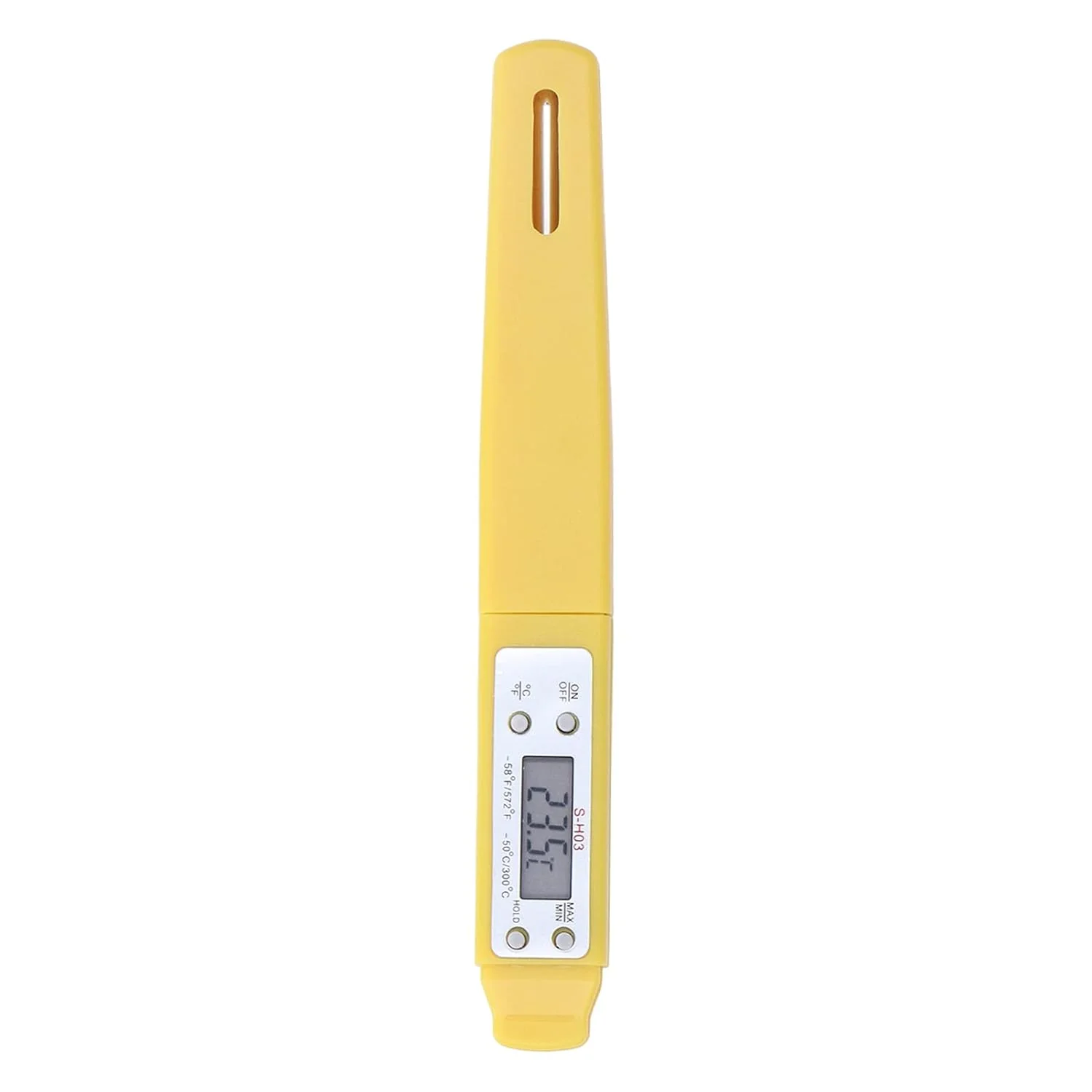First-Class Akozon Digital Food Thermometer Automatic Calibration Pen High Accuracy Electronic Pocket Thermometer Yellow Home and Family Appliance and Decor Eco-Friendly