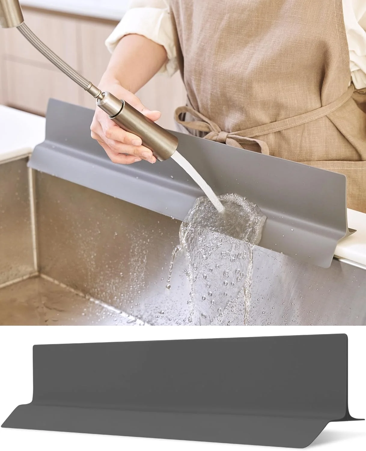Smooth Premium Silicone Kitchen Sink Splash Guard 23 Optimized