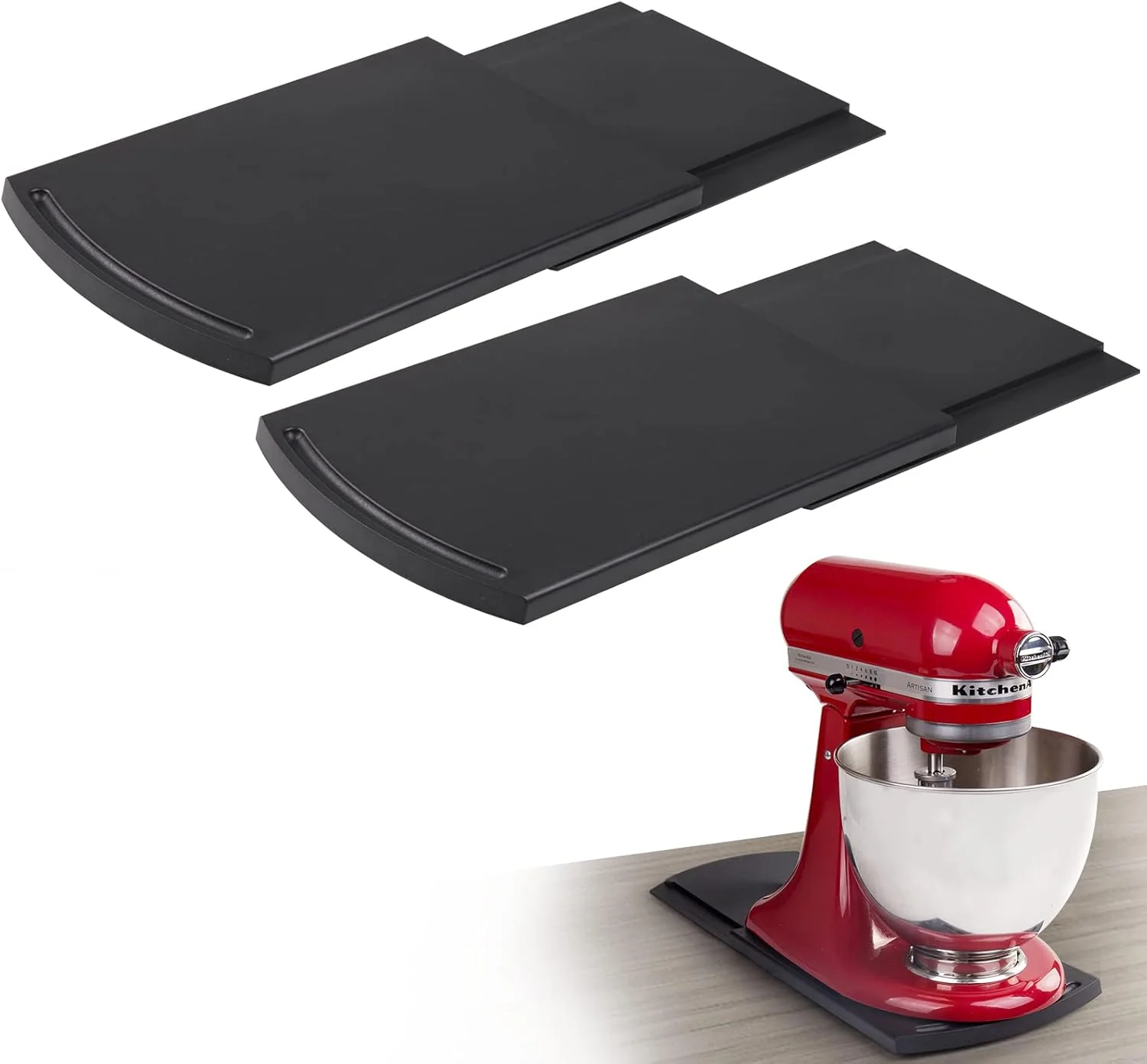 Selected Bruvoalon Kitchen Appliance Sliding Tray Slider for Coffee Pot Coffee Maker Toaster KitchenAid Mixer Blenders and Air Fryer Coutertop with Rolling Wheels 2 Pack First-Class