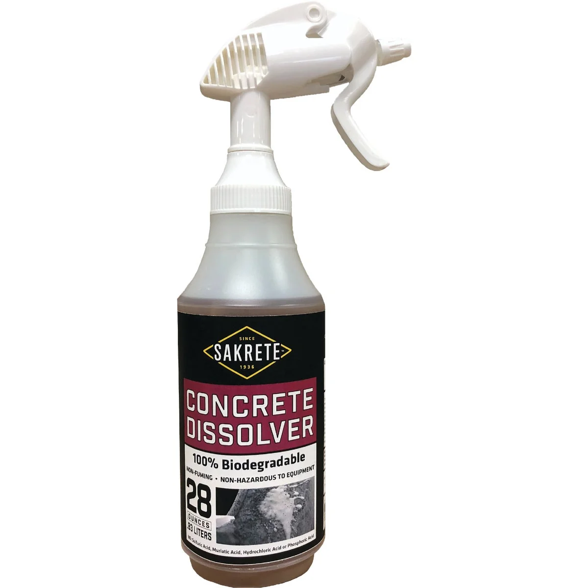 Recyclable Sakrete Maximizer 28 Oz. Concrete Mortar Dissolver Superior