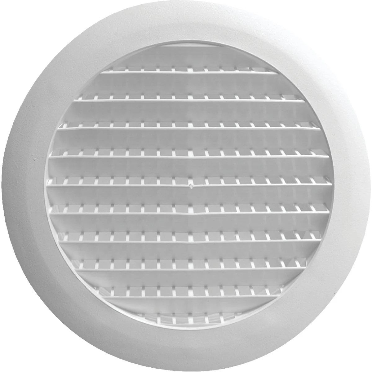 Recyclable Builders 6 In. White Plastic Round Eave Soffit Vent Sophisticated
