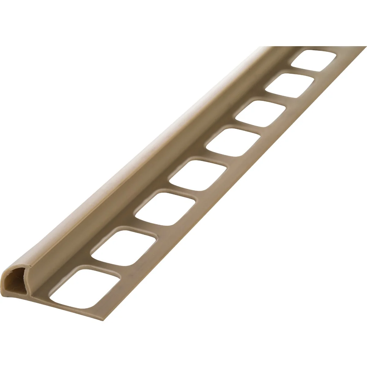 Elite M-D 5 16 In. x 8 Ft. Beige PVC Bullnose Tile Edging Specialty