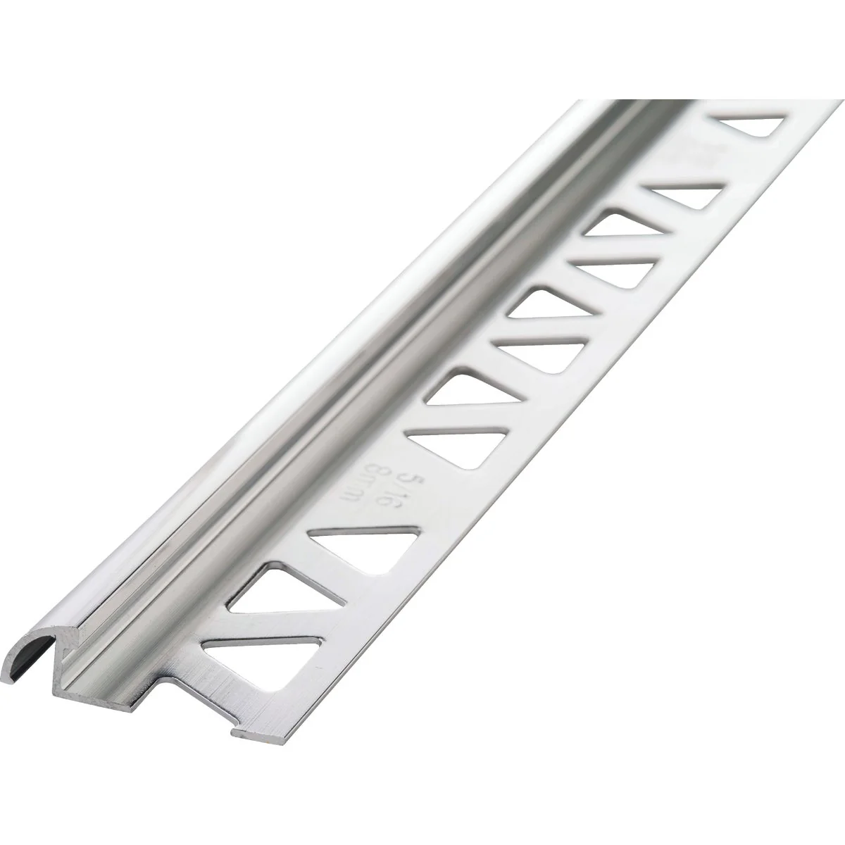 Breathable M-D Building Products 5 16 In. x 8 Ft. Bright Clear Aluminum Bullnose Tile Edging Lightweight