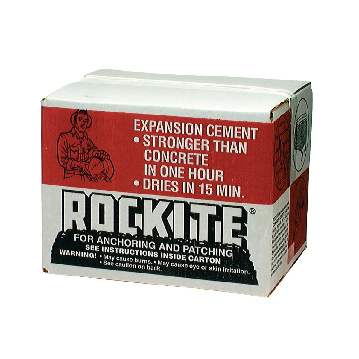 Classic Rockite 25 Lb Carton Hydraulic Cement Convenient