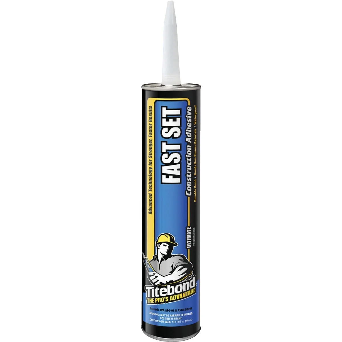 Consistent Titebond 10 Oz. Fast Set Construction Adhesive Pure