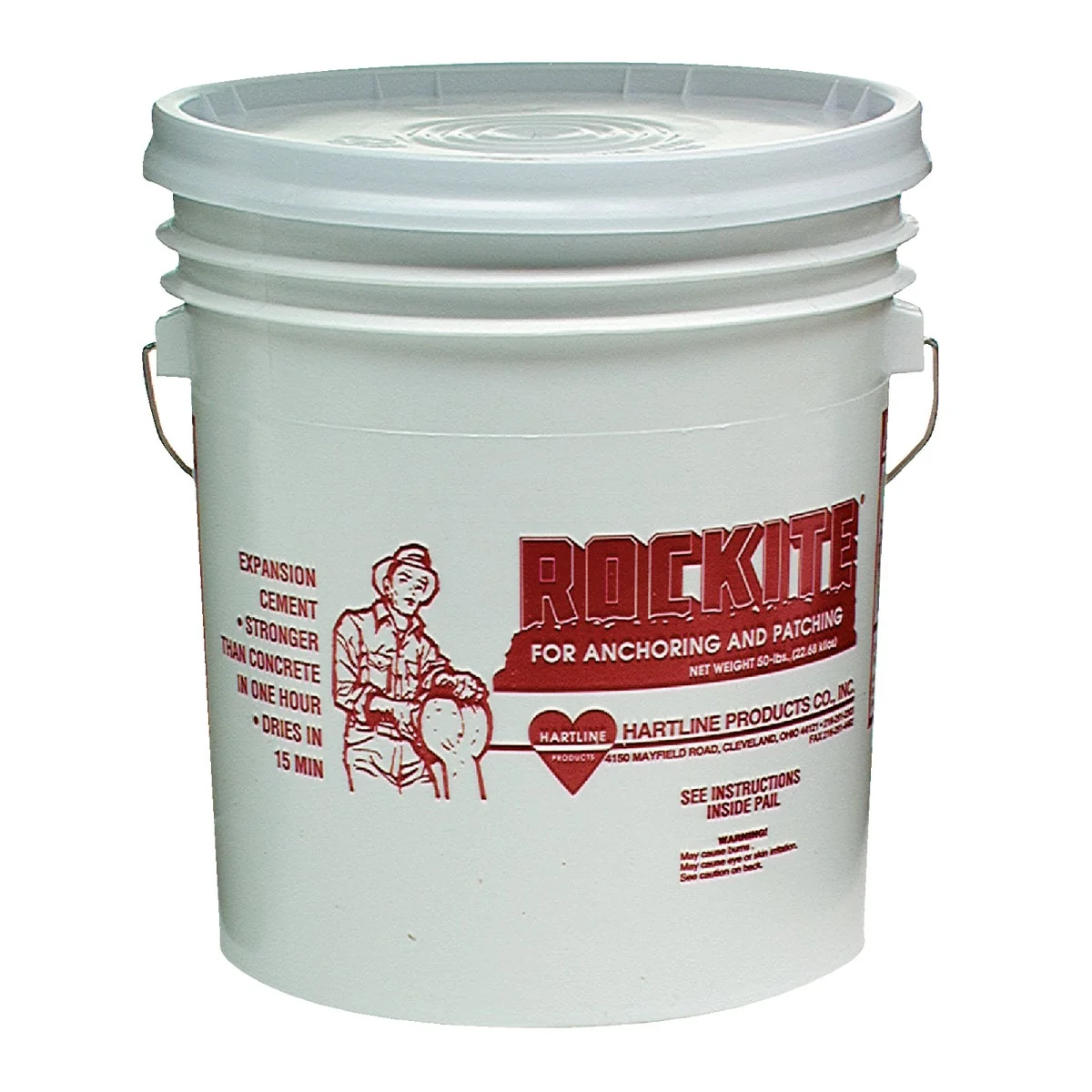Recyclable Rockite 50 Lb Plastic Pail Hydraulic Cement Fashionable