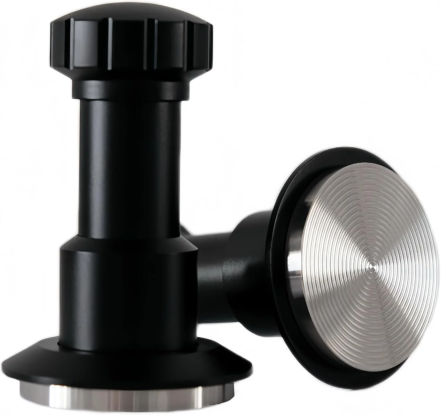 Relaxed Coffee Tamper 51mm Spring Loaded Espresso Tamper with 25lb 30lb 35lb Calibrated Springs Sound Feedback Ripple Base for Even Extraction Excellent
