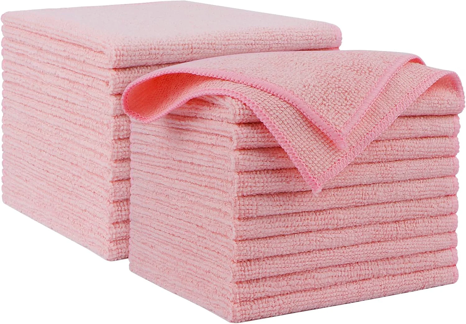High-Performance AIDEA Microfiber Cleaning Cloth Pink 20PK Microfiber Towels 12×12 Professional