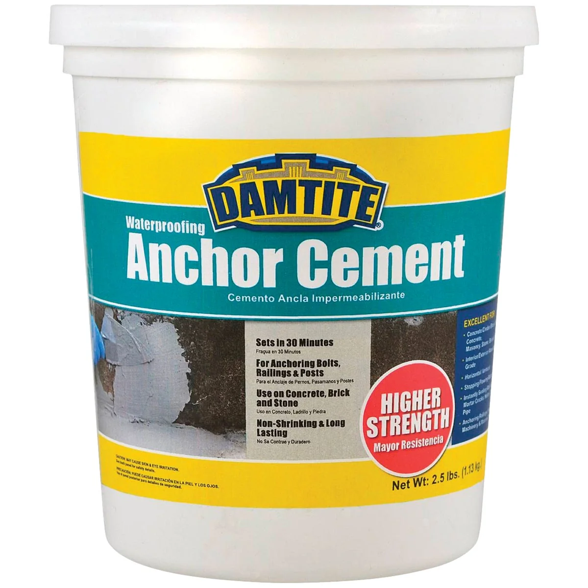 Trendy Damtite 2-1 2 Lb. Waterproofing Anchor Cement Reliable
