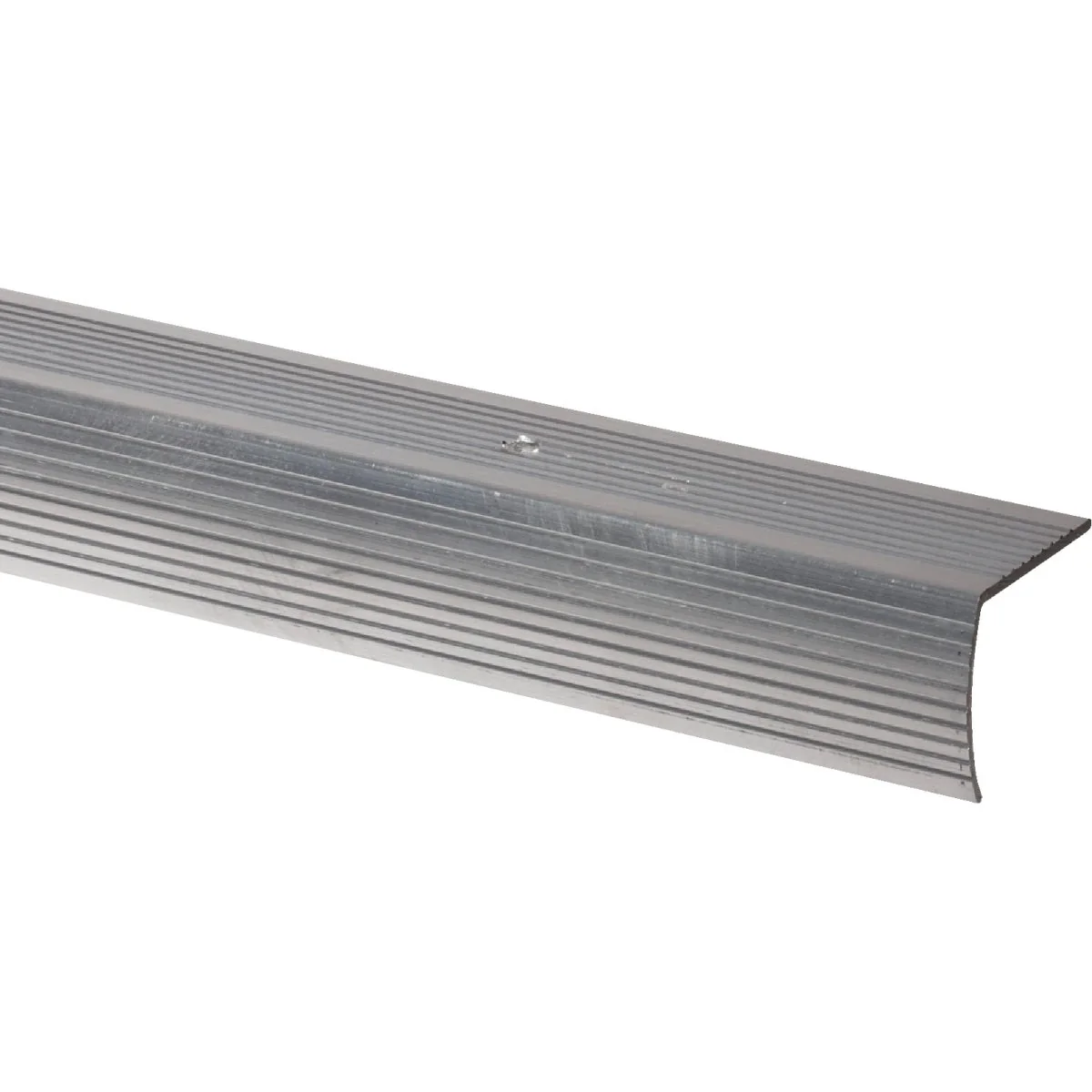 Convenient Do it Satin Silver 1-1 8 In. W x 36 In. L Aluminum Stairnose Refined