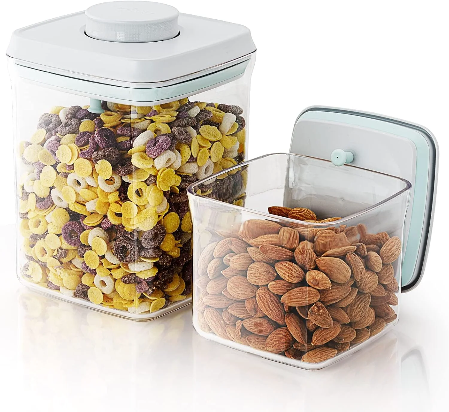 Effective Pop Airtight Food Containers – Set of 2 Kitchen Storage Containers with Lids I for Ce and Pantry Storage – Includes 1.5Qt and 0.5Qt Sizes Advanced