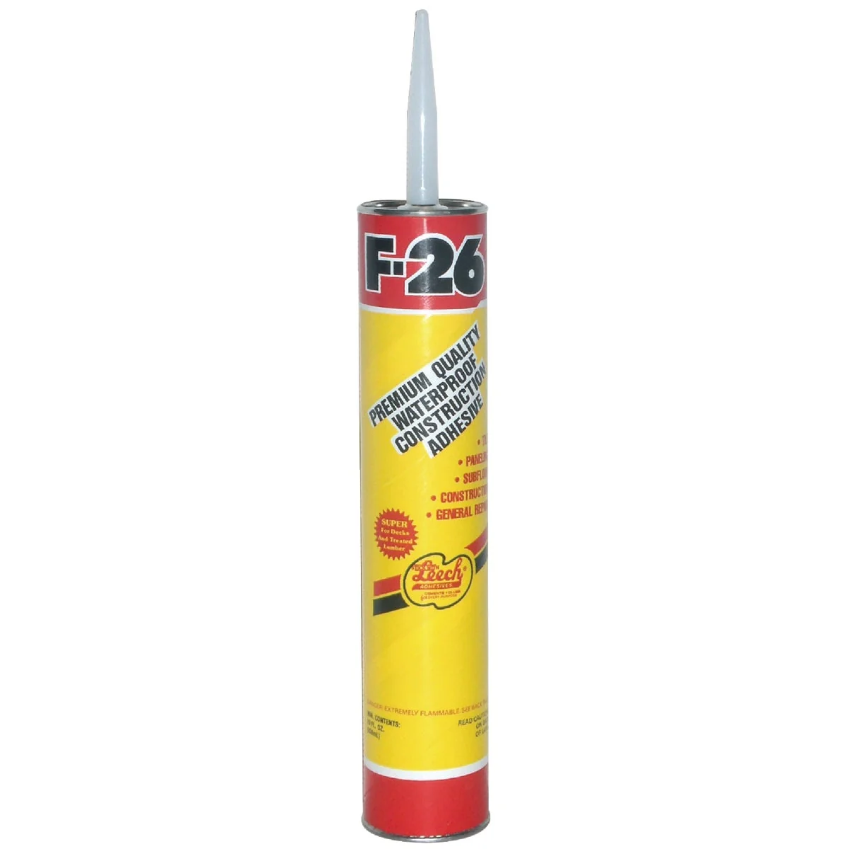 Recyclable Leech F-26 28 Oz. Construction Adhesive Genuine