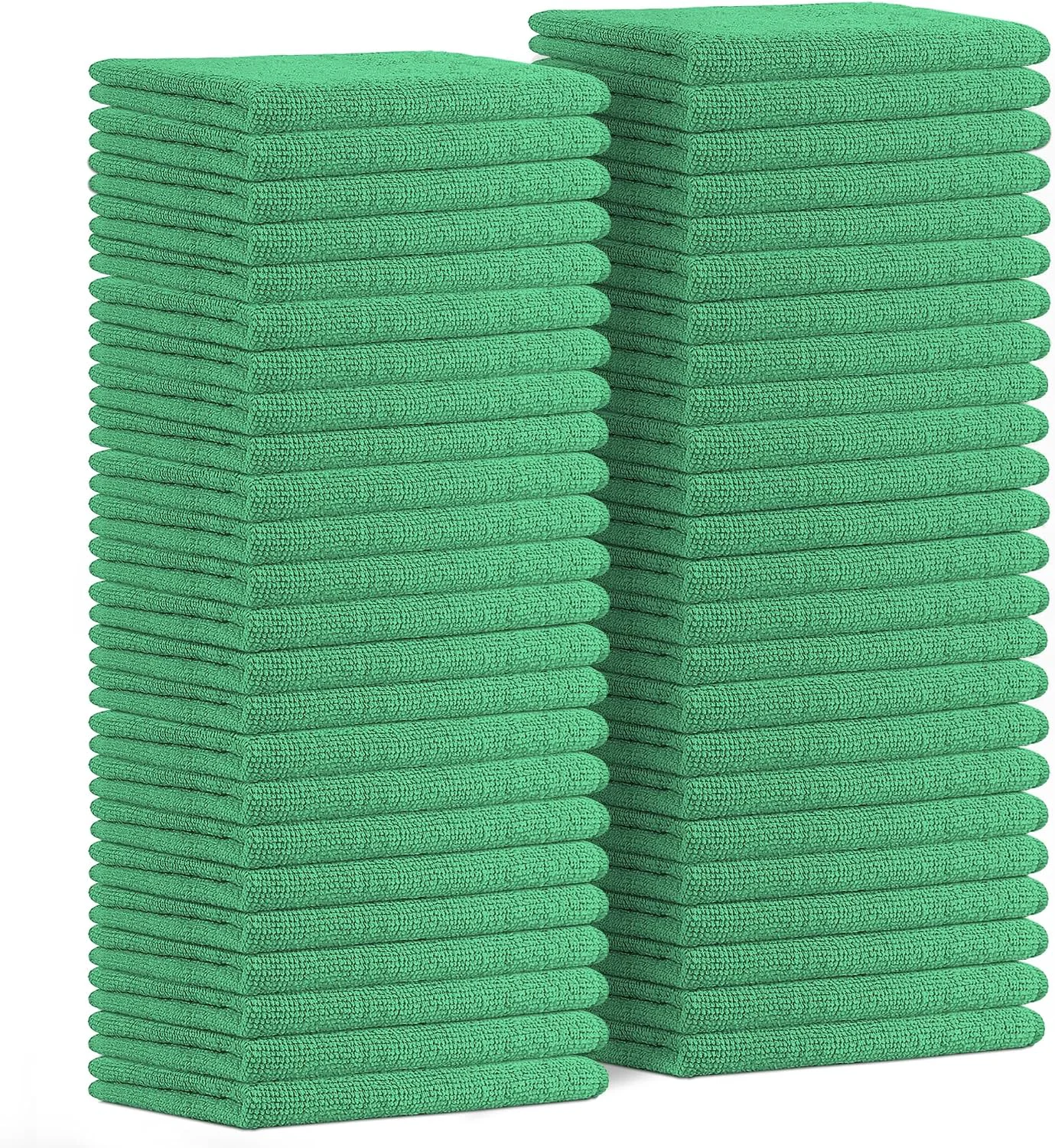 High-Quality Avalon Towels Microfiber Cleaning Cloths Value Pack of 48 – Size 16 x 16 Inches Highly Absorbent Cleaning Rags Lint Reusable and Washable Microfiber Towels for Cars Excellent