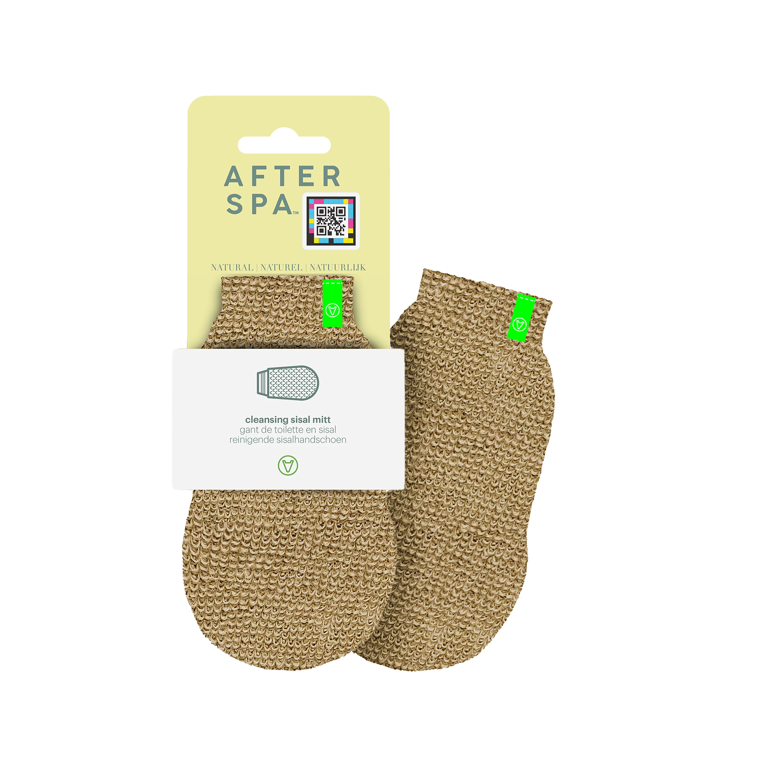 High-Quality Afterspa Cleansing Sisal Mitt Classic