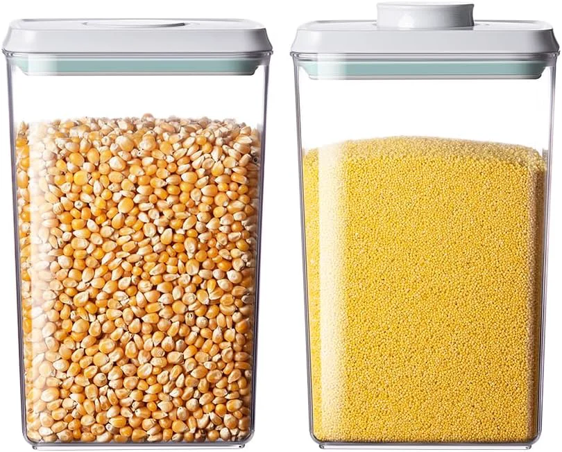 Innovative Food Storage Containers with Lids 2.9Qt 2Pcs Airtight Pop Food Storage Containers BPA- Stackable Kitchen Pantry Organizers and Storage Relaxed
