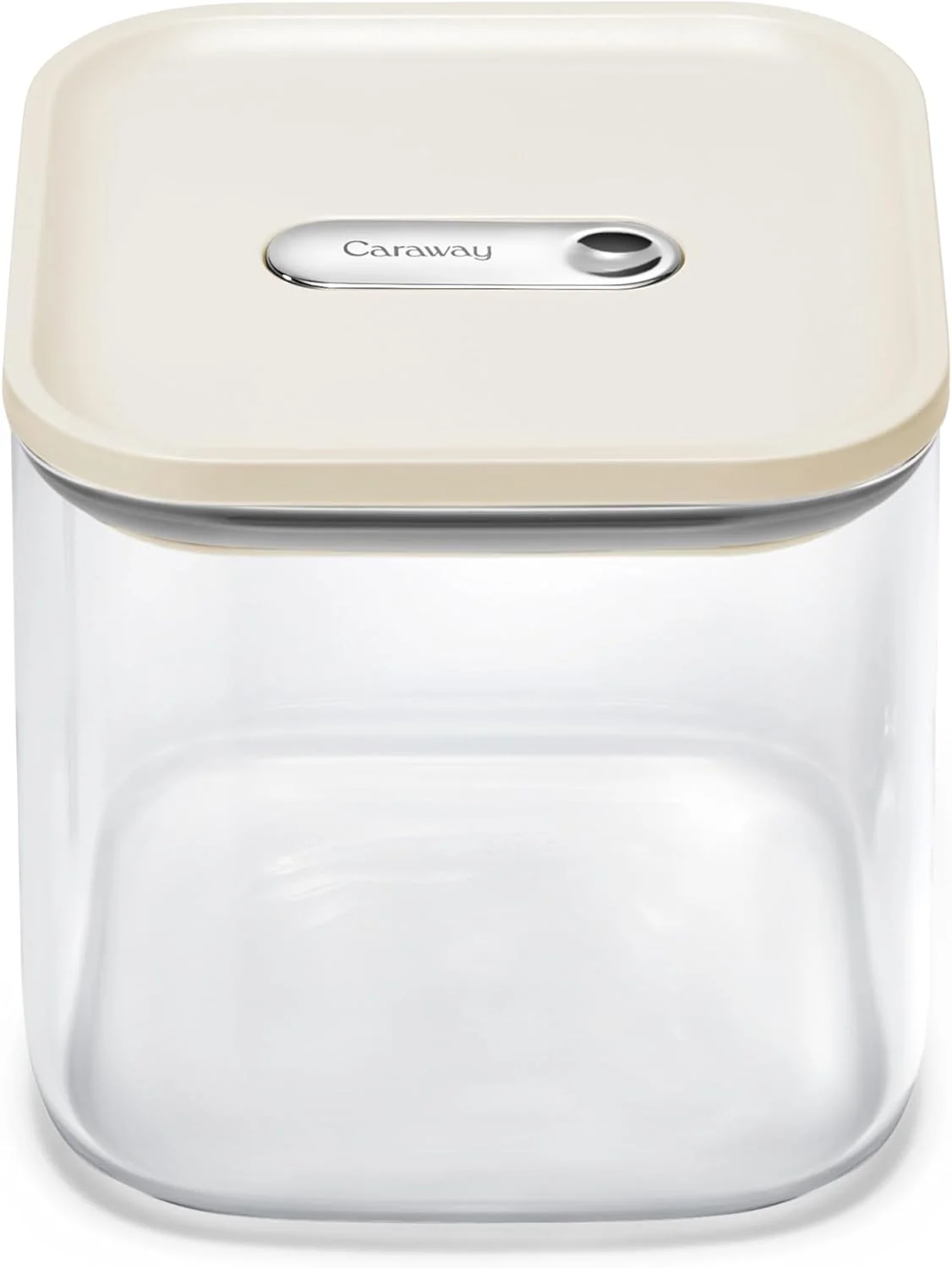 Authentic Caraway 2.5qt Glass Airtight Food Storage Container with Lid – Non-Toxic BPA- Kitchen Storage Container – Stackable Top-Quality