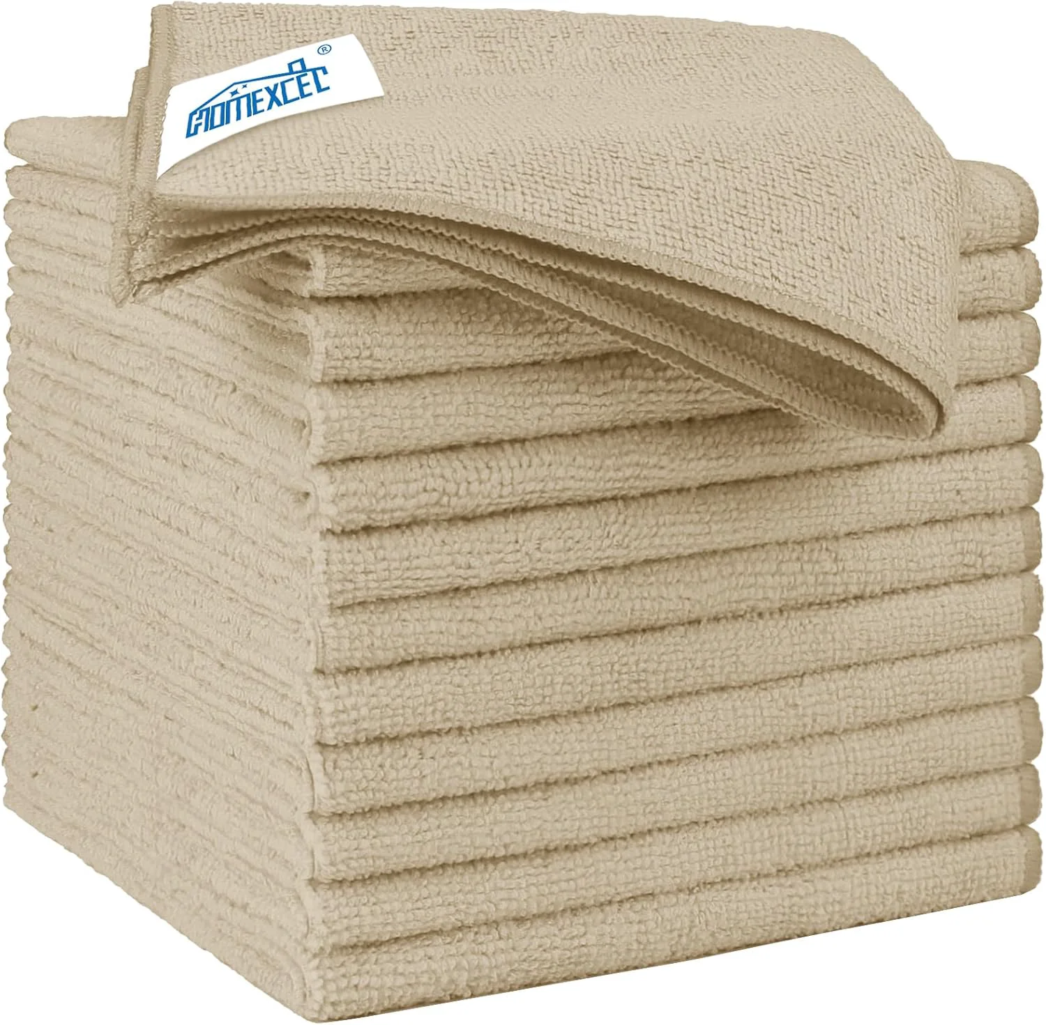Easy-to-Use Homexcel Brown Microfiber Cleaning Cloth 12 Pack 12.5 x 12.5 inch Microfiber Towels for Cars Ultra Absorbent Car Washing Cloth Elite