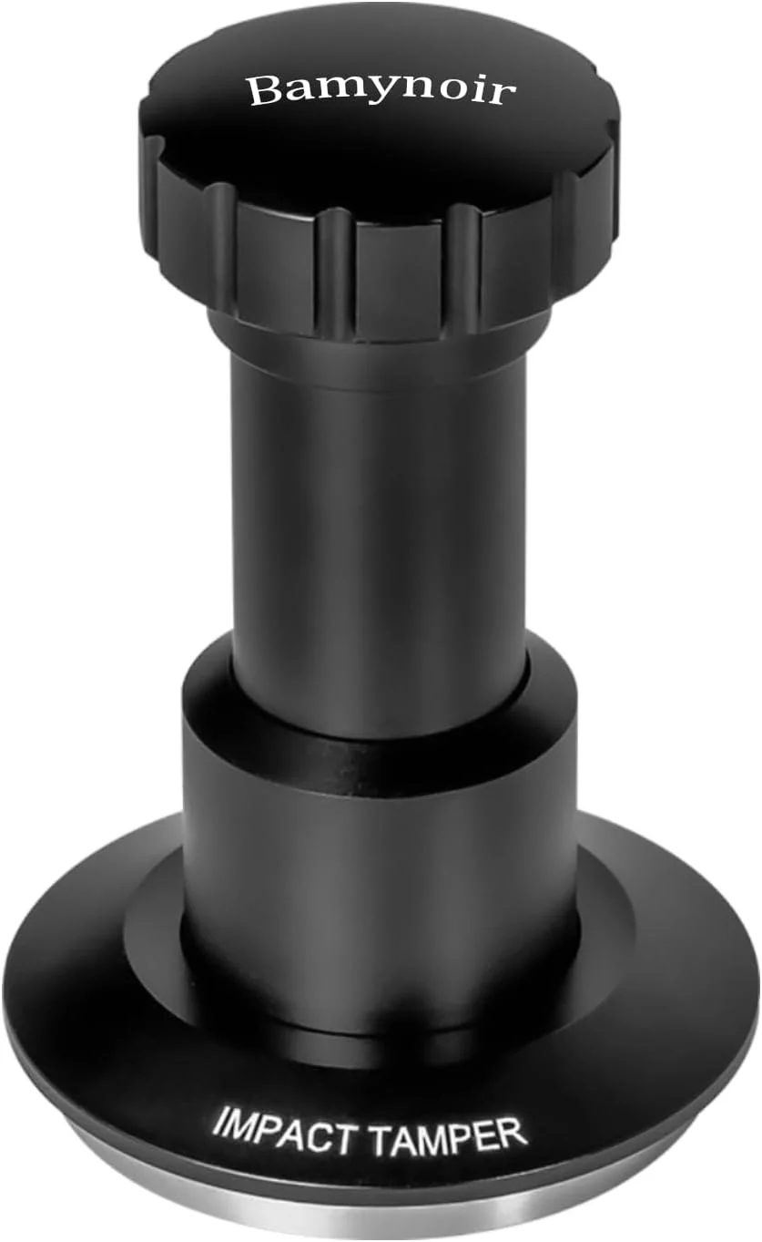 Recyclable 58mm Espresso Tamper Impac Coffee Tool Espresso Compatible WithE61 Flair 58 ECM etc.Portafilter 58mm 30lb 316 Stainless Steel. 58MM Black Trendy