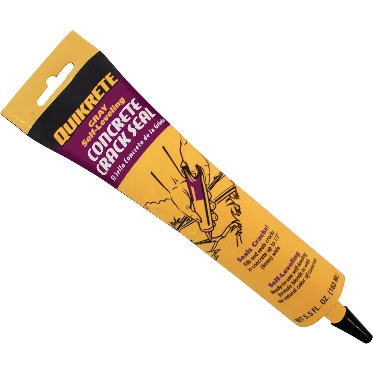 Soft Quikrete Ready-To-Use 5.5 Oz Gray Concrete Sealant Traditional