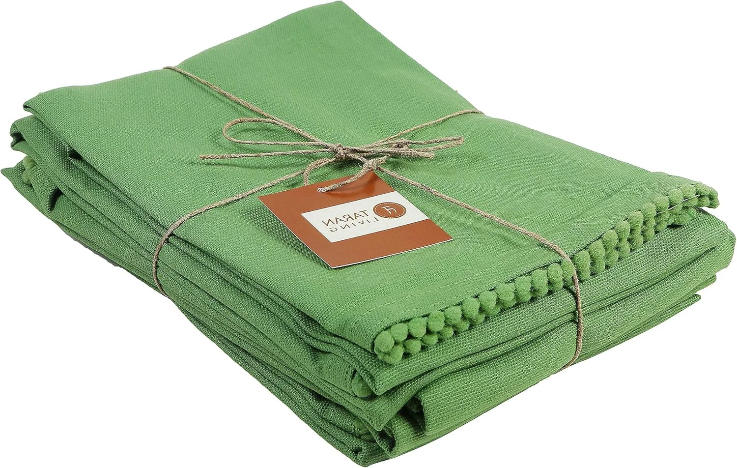 Original Design Taran Living Green Cotton Kitchen Cloth Towels – Pack of 6 28 x28 Superior