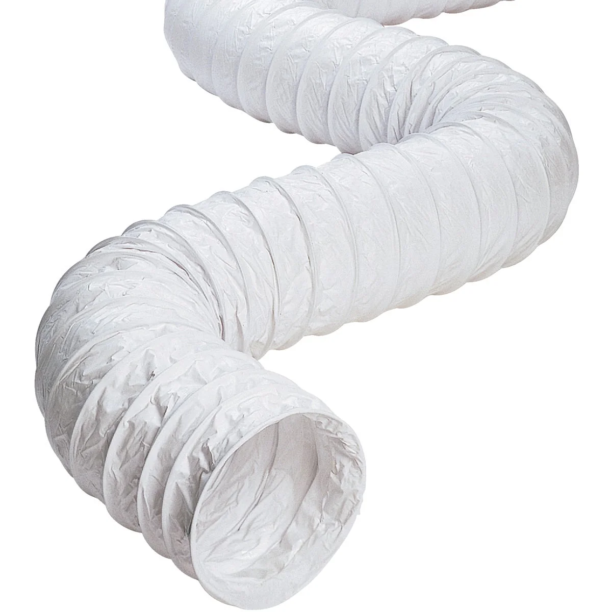 Efficient Dundas Jafine 3 In. Dia x 50 Ft. L White Vinyl Flexible Ducting Prestigious
