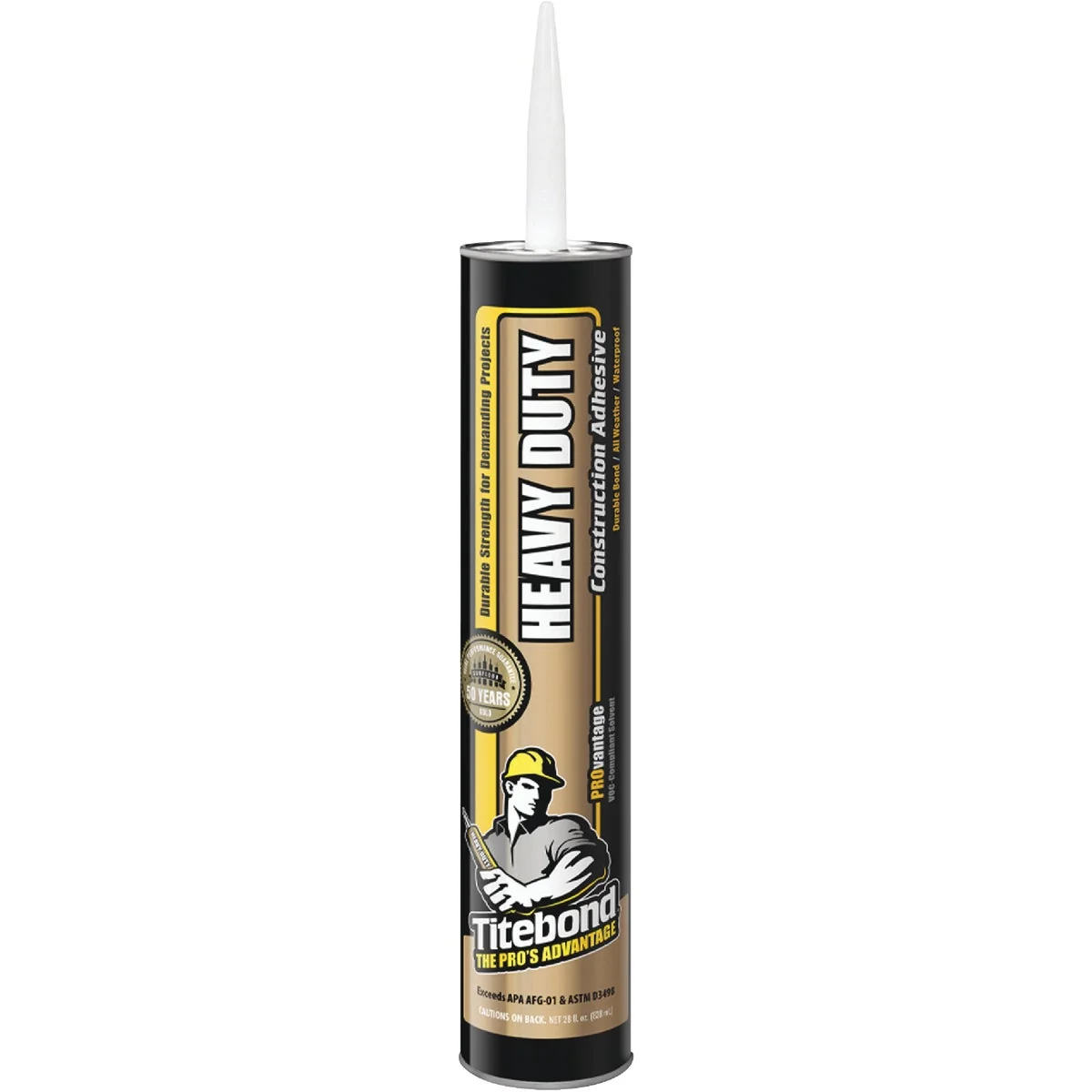 Exclusive Titebond ProVantage 28 Oz. Heavy Duty Construction Adhesive Exceptional