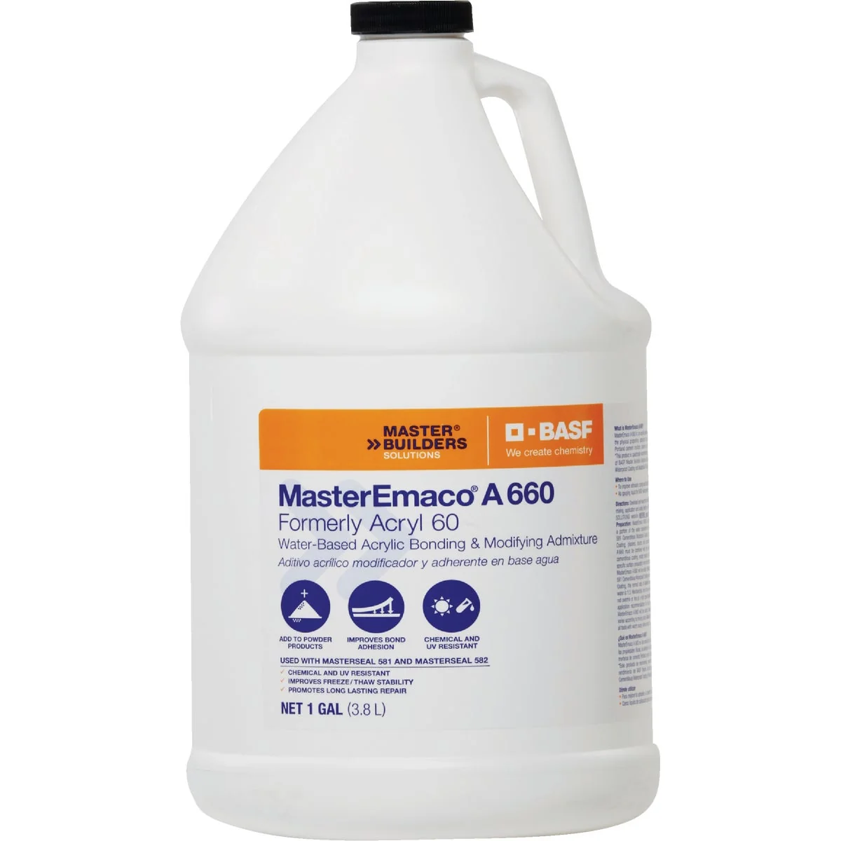 Secure MasterEmaco A660 1 Gal. Concrete Bonder Natural