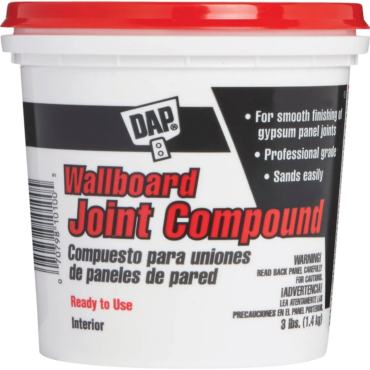Certified Dap 3 Lb. Pre-Mixed Latex Wallboard Drywall Joint Compound Professional