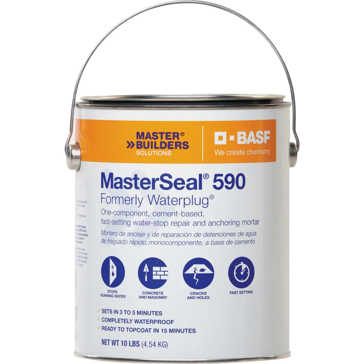 Sustainable MasterSeal 590 1 Gal. Hydraulic Cement High-Quality