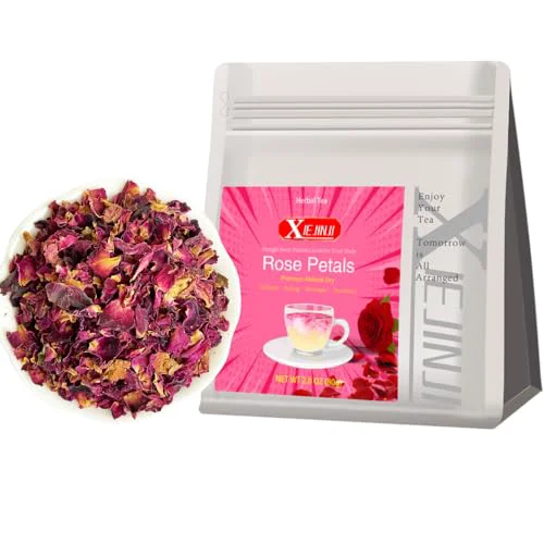 Minimalist Dried Rose Petals 2.8 Ounce Certified