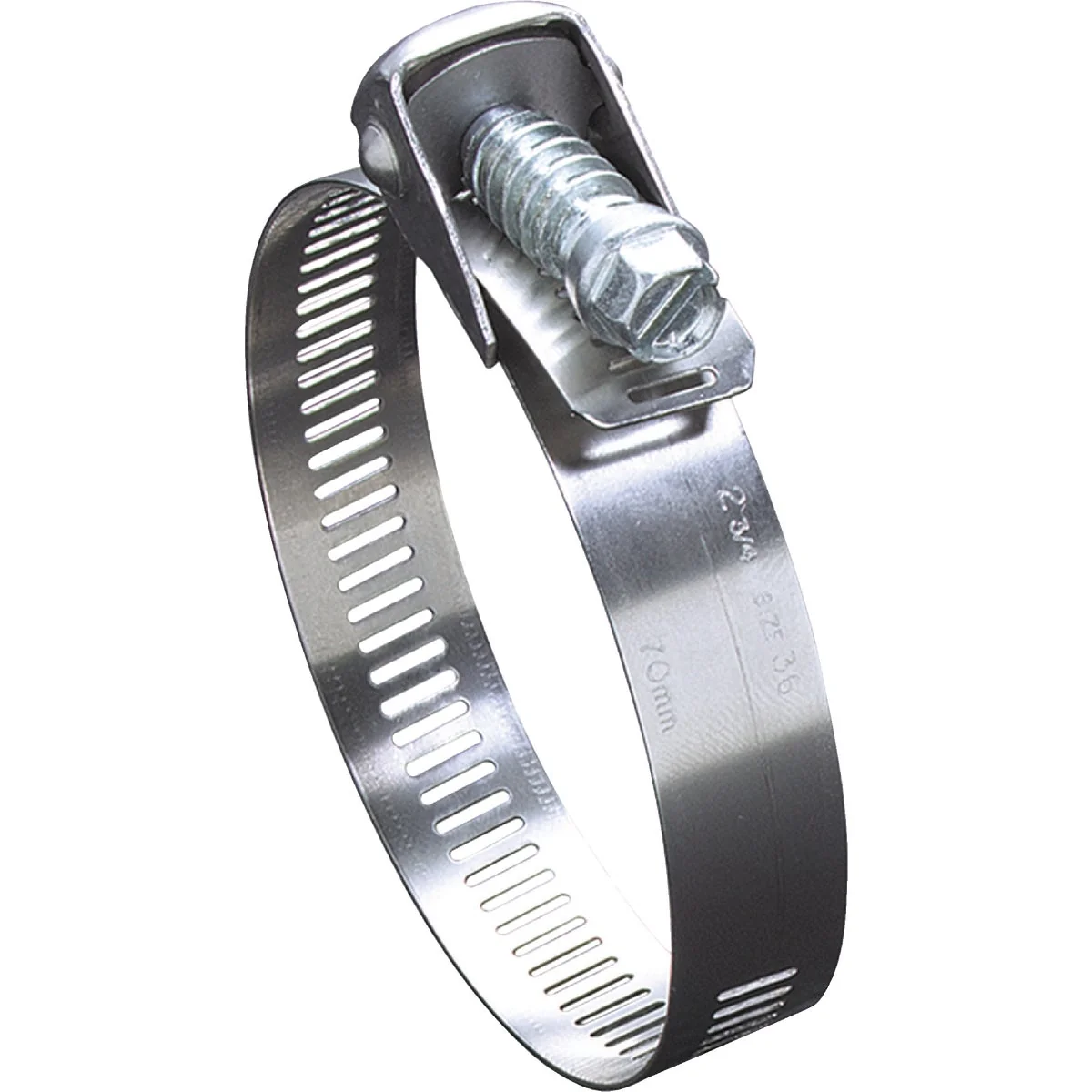 Quality I 4 In. Zinc-Plated Carbon Duct Clamp Modern