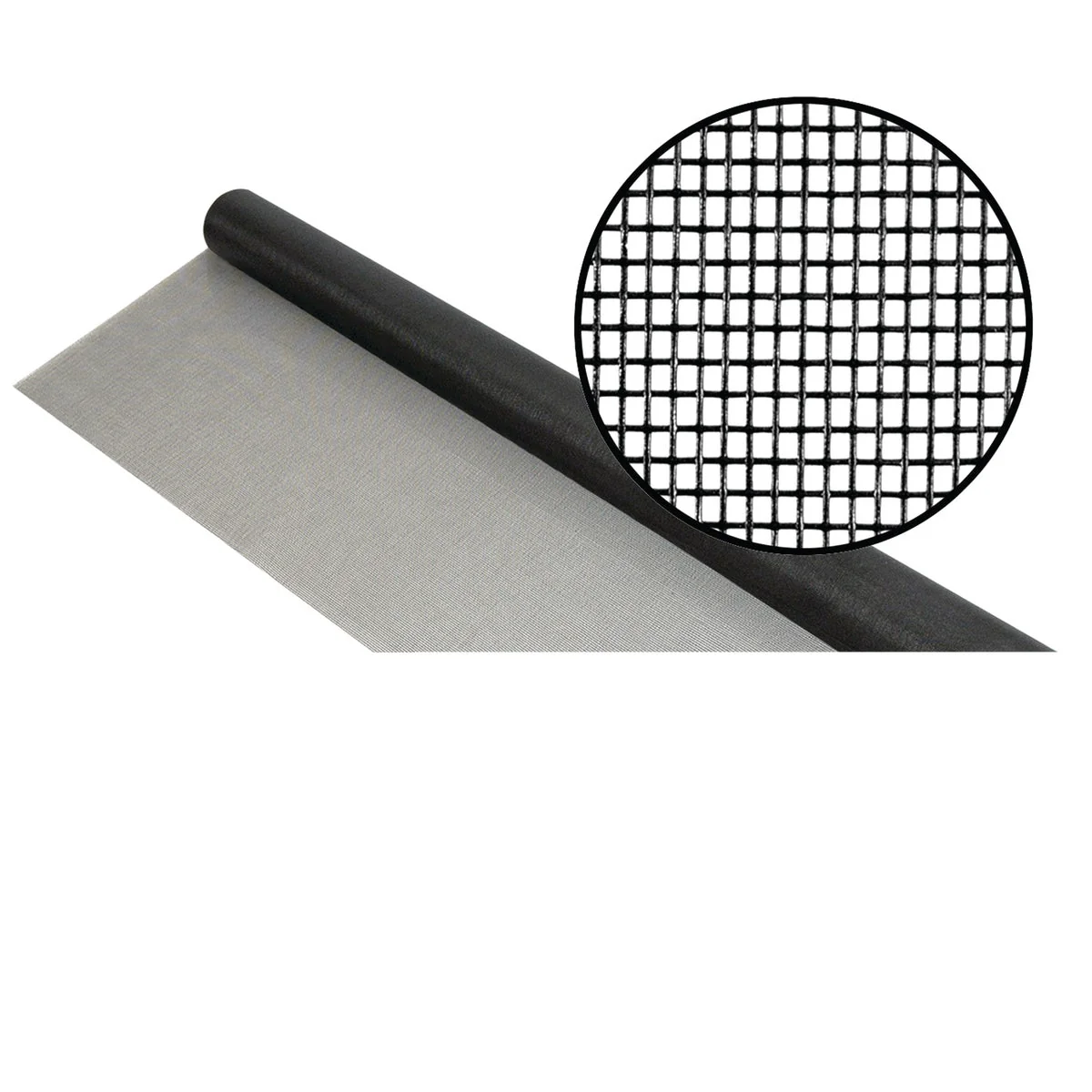 Smooth Phifer 24 In. x 100 Ft. Charcoal Premium Polyester Mesh Screen Cloth Specialty