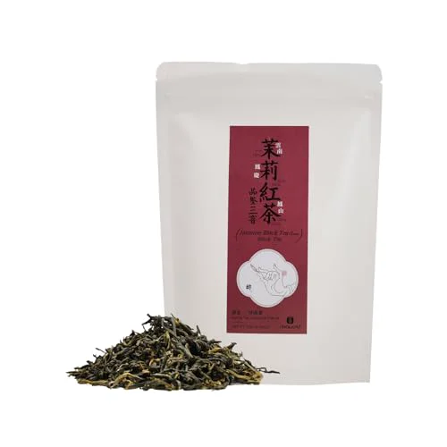 Sustainable Jasmine Black Tea Loose Leaf 3.52 Ounce Recyclable