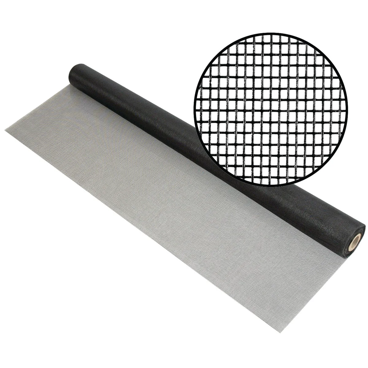 Reliable Phifer 60 In. x 100 Ft. Charcoal Premium Polyester Mesh Screen Cloth Professional