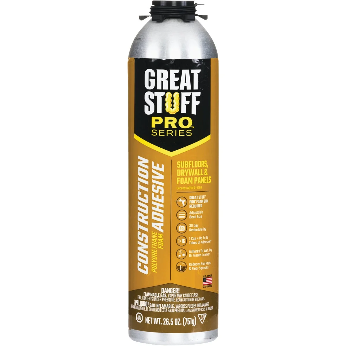 High-Quality GREAT STUFF PRO 26.5 Oz. Construction Adhesive Premium Material