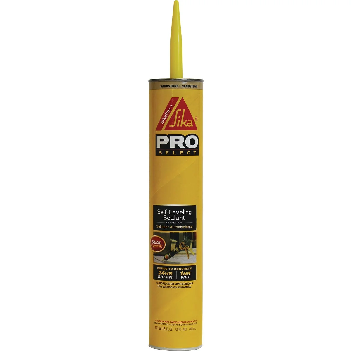 Secure Sikaflex Self-Leveling Sealant 29 Oz. Sandstone Concrete Sealant Environmentally Friendly