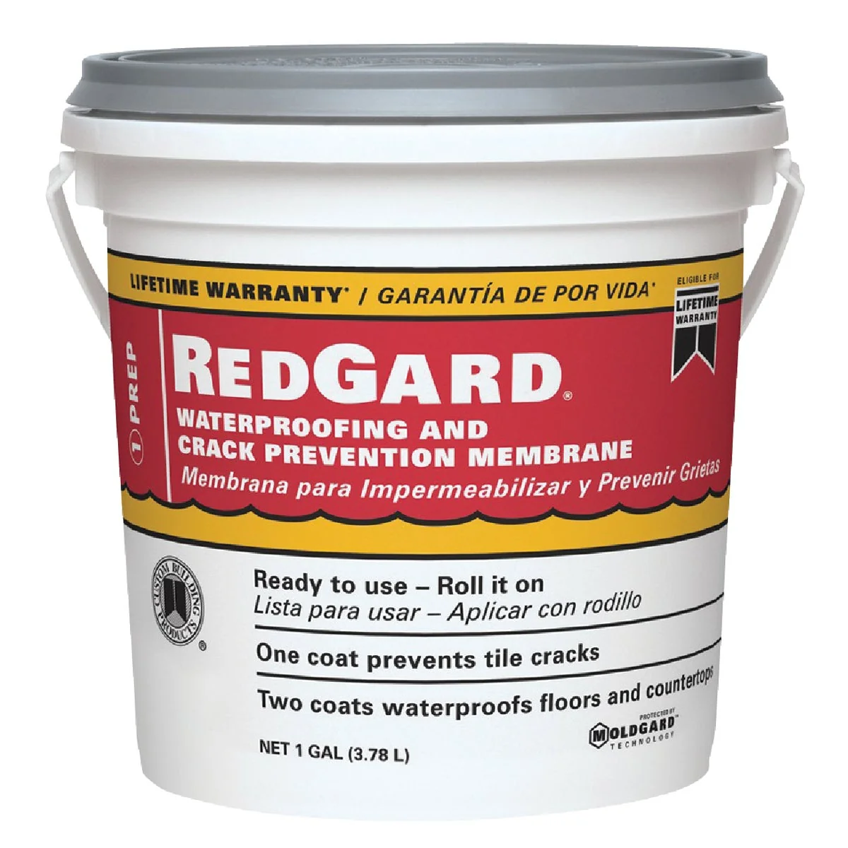 Green RedGard 1 Gal. Elastomeric Waterproofing Membrane Expertly Made