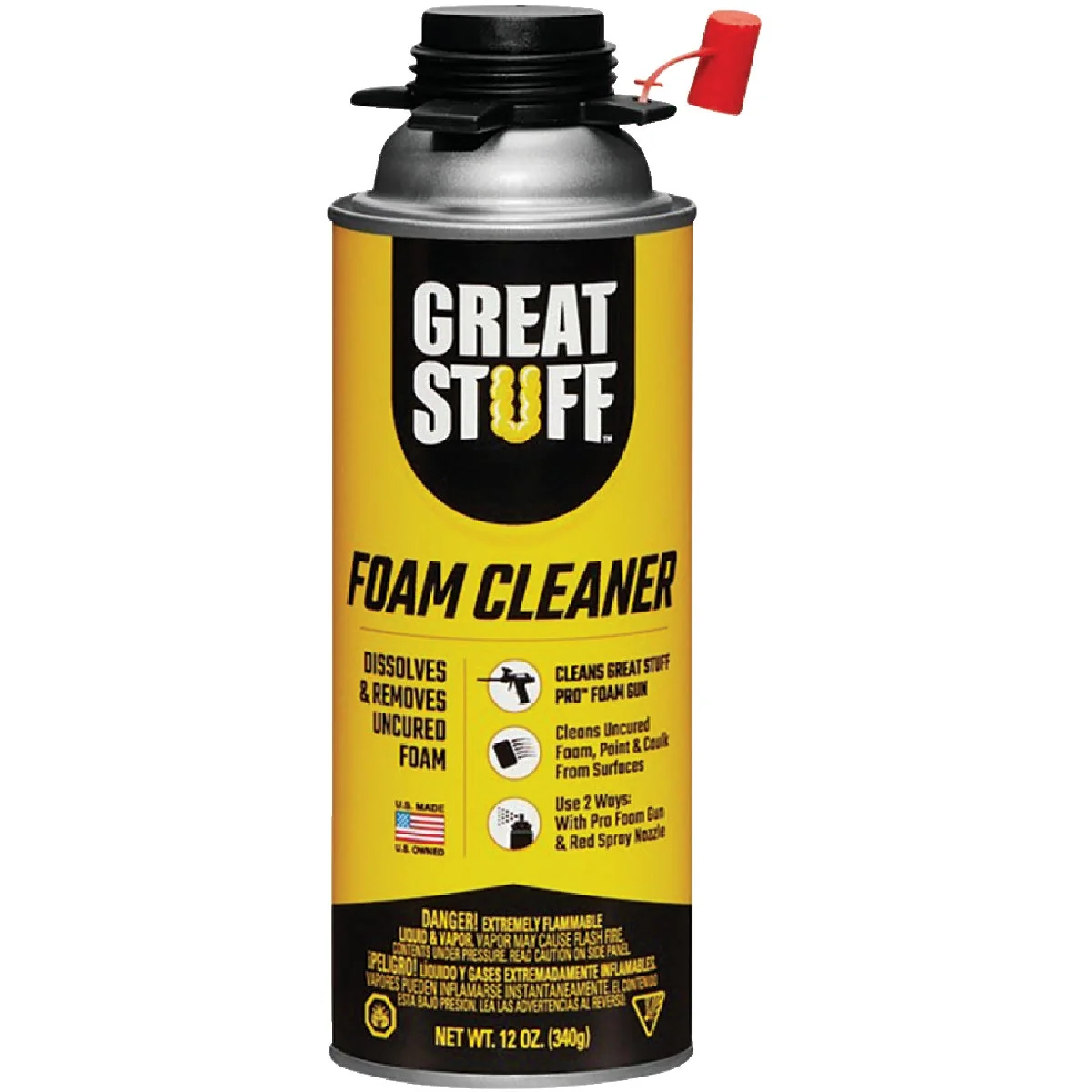 Authentic Great Stuff Pro 12 Oz. Foam Cleaner Innovative