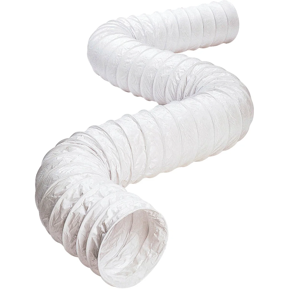 World-Class Dundas Jafine 4 In. Dia x 20 Ft. L White Vinyl Flexible Ducting Innovative