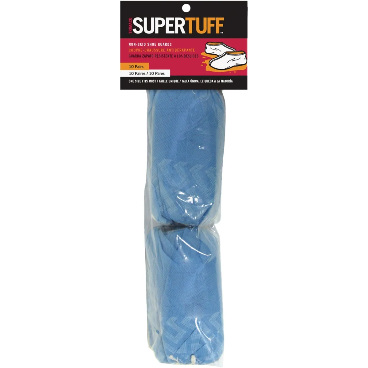 Long-Lasting Trimaco SuperTuff 1 Size Fits Most Non-Skid Polypropylene Blue Shoe Guard 10-Pack Fast