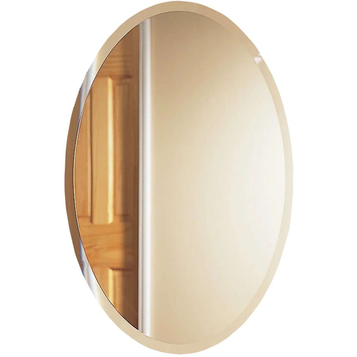 Responsible Zenith Frameless Beveled 21 In. W x 31 In. H x 4 In. D Single Mirror Surface Mount Oval Medicine Cabinet Fine Crafted