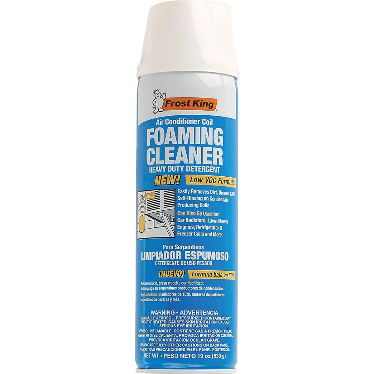 Modern Frost King 19 Oz. Ready To Use Aerosol Spray Air Conditioner Coil Cleaner Effective