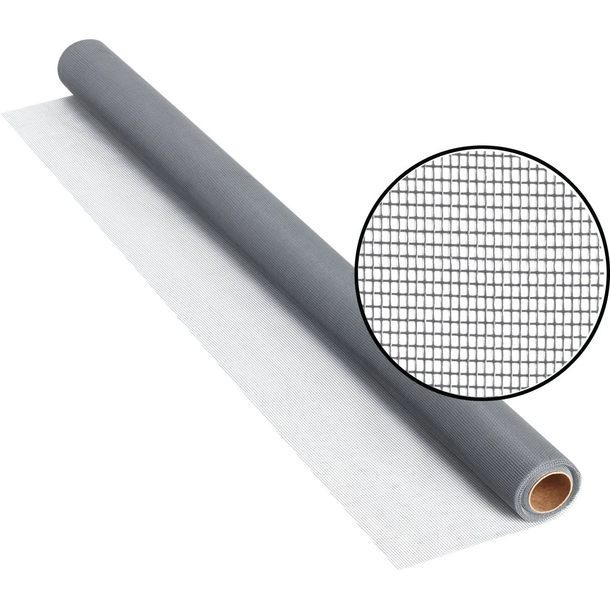 Natural Phifer 36 In. x 25 Ft. Gray Fiberglass Screen Cloth Genuine