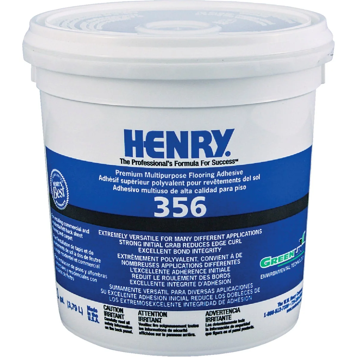 Professional Henry 356 Felt Backed Sheet Flooring And Carpet Adhesive Gal. Selected