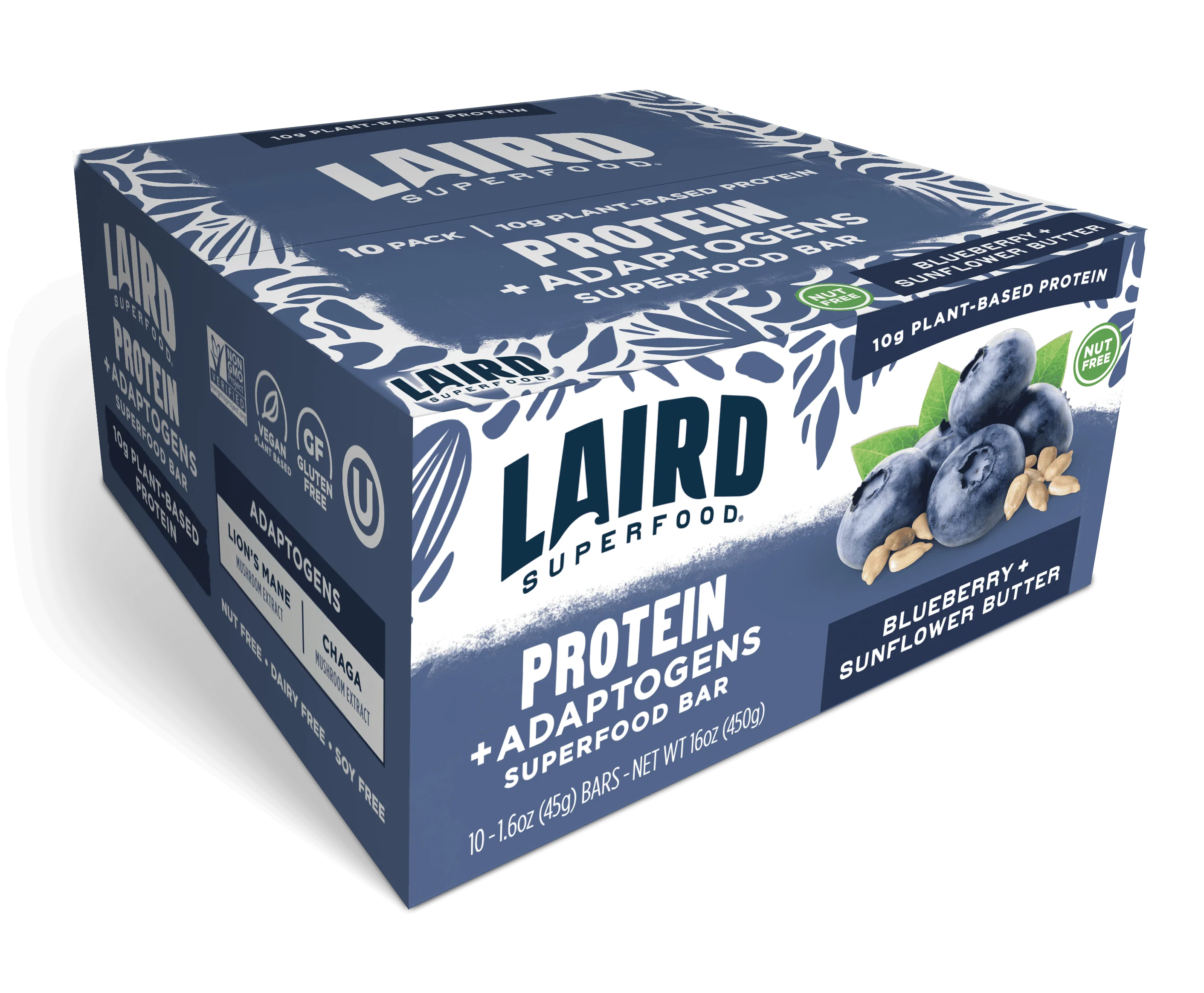 Fashionable Laird Superfood Blueberry Sunflower Butter Protein Bars Flexible