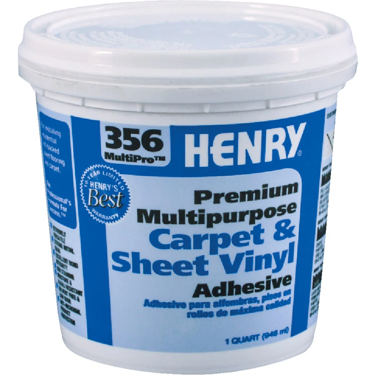 Contemporary Henry 356 Felt Backed Sheet Flooring And Carpet Adhesive Qt. Reliable
