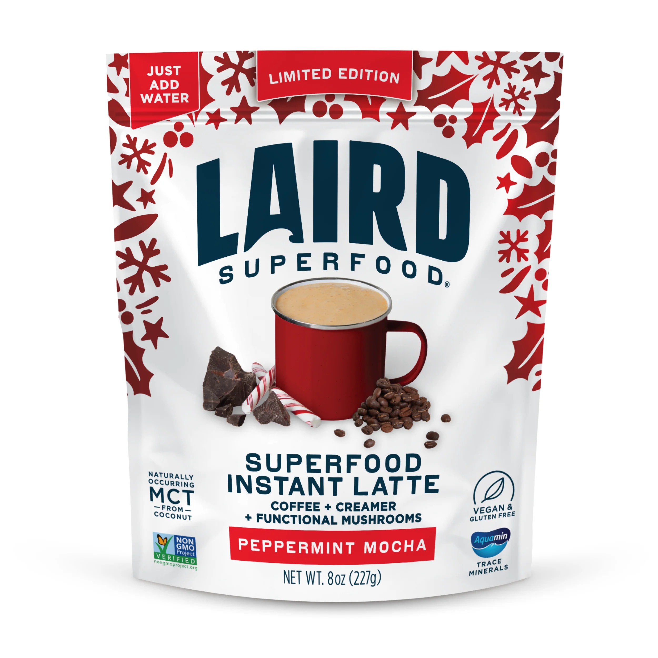 First-Class Laird Superfood Peppermint Mocha Instant Latte Powerful