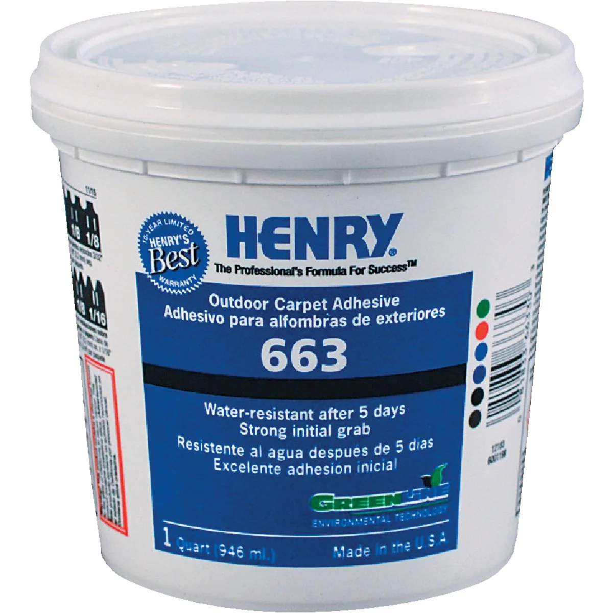 Powerful Henry Premium Outdoor Carpet Adhesive Quart Consistent