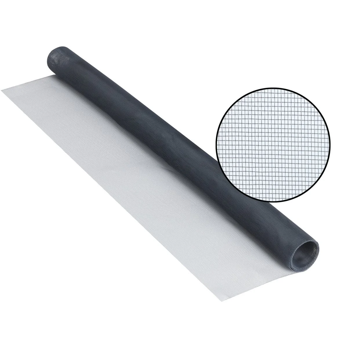 Certified Phifer 24 In. x 84 In. Charcoal Aluminum Screen Ready Rolls Comfortable