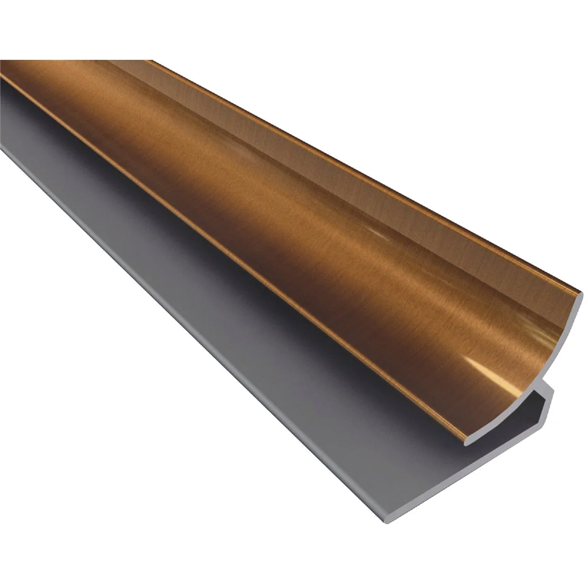 First-Class Fasade 18 In. Thermoplastic Inside Corner Backsplash Trim Oil-Rubbed Bronze Artisan